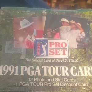 Pro-set 1991 PGA Tour Golf Cards Unopened Sealed Pack Box With 12 Cards Per Pack